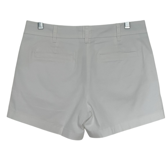 NEW J. CREW 4" stretch chino short Flat Front Side Pockets in White Size 4 - Picture 4 of 9